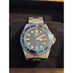 Invicta Pro Diver Men's Watch 43mm Steel Case Blue Dial